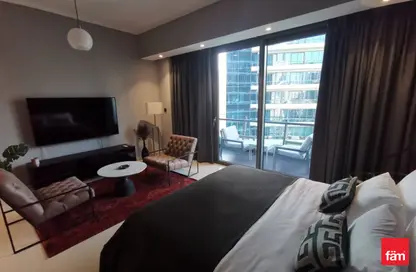 Apartment - Studio - 1 Bathroom for rent in Silverene Tower B - Silverene - Dubai Marina - Dubai