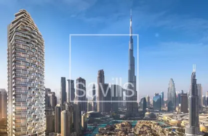 طابق كامل - 3 غرف نوم - 4 حمامات للبيع في دبليو ريزيدنس داون تاون - دبي وسط المدينة - دبي