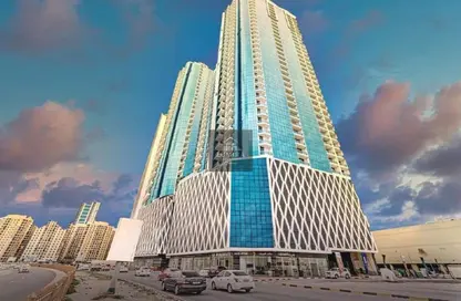Apartment - 2 Bedrooms - 3 Bathrooms for sale in Oasis Tower - Al Rashidiya 1 - Al Rashidiya - Ajman