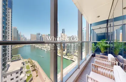 شقة - 2 غرف نوم - 2 حمامات للبيع في برج التألق 1 - أبراج البريق - دبي مارينا - دبي