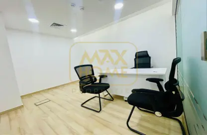Office Space - Studio - 2 Bathrooms for rent in Hanging Garden Tower - Al Danah - Abu Dhabi