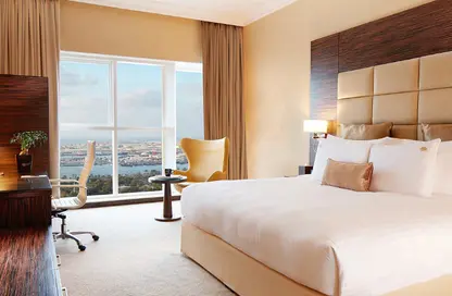 Apartment - Studio - 1 Bathroom for rent in Jannah Burj Al Sarab - Mina Road - Tourist Club Area - Abu Dhabi