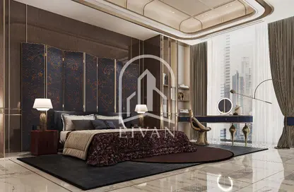 شقة - 2 غرف نوم - 2 حمامات للبيع في برج عزيزي - شارع الشيخ زايد - دبي