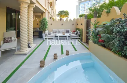 Pool image for: Townhouse - 3 Bedrooms - 5 Bathrooms for rent in The Fairmont Palm Residence North - The Fairmont Palm Residences - Palm Jumeirah - Dubai, Image 1