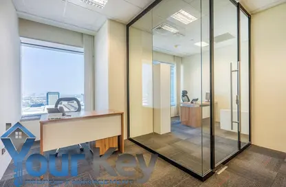 Office Space - Studio - 1 Bathroom for rent in Conrad Commercial Tower - Sheikh Zayed Road - Dubai