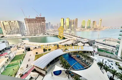 شقة - 2 غرف نوم - 4 حمامات للايجار في برج الواجهة البحرية A - أبراج سكنية على الواجهة البحرية - منطقة النادي السياحي - أبوظبي