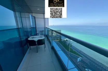 Apartment - 3 Bedrooms - 5 Bathrooms for rent in Ajman Corniche Residences - Ajman Corniche Road - Ajman