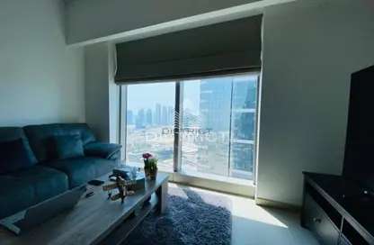 Living Room image for: Apartment - 1 Bedroom - 2 Bathrooms for rent in The Gate Tower 3 - Shams Abu Dhabi - Al Reem Island - Abu Dhabi, Image 1