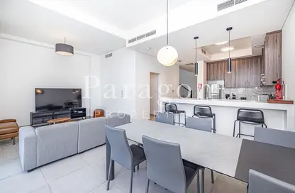 Living / Dining Room image for: Townhouse - 2 Bedrooms - 3 Bathrooms for rent in Marbella - Mina Al Arab - Ras Al Khaimah, Image 1