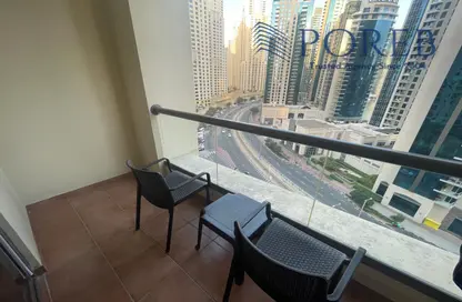 Balcony image for: Apartment - 2 Bedrooms - 3 Bathrooms for rent in Amwaj 1 - Amwaj - Jumeirah Beach Residence - Dubai, Image 1