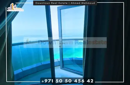 Balcony image for: Apartment - 2 Bedrooms - 3 Bathrooms for sale in Ajman Corniche Residences - Ajman Corniche Road - Ajman, Image 1