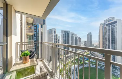 Balcony image for: Apartment - 2 Bedrooms - 2 Bathrooms for rent in Creek Rise - Dubai Creek Harbour (The Lagoons) - Dubai, Image 1
