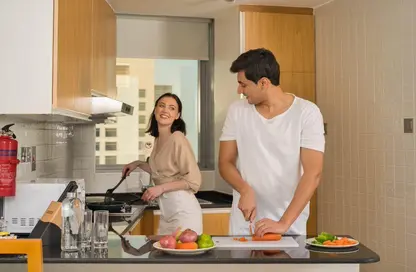 النزل و الشقق الفندقية - غرفة نوم - 1 حمام للايجار في جراند هايتس للشقق الفندقية - برشا هايتس (تيكوم) - دبي