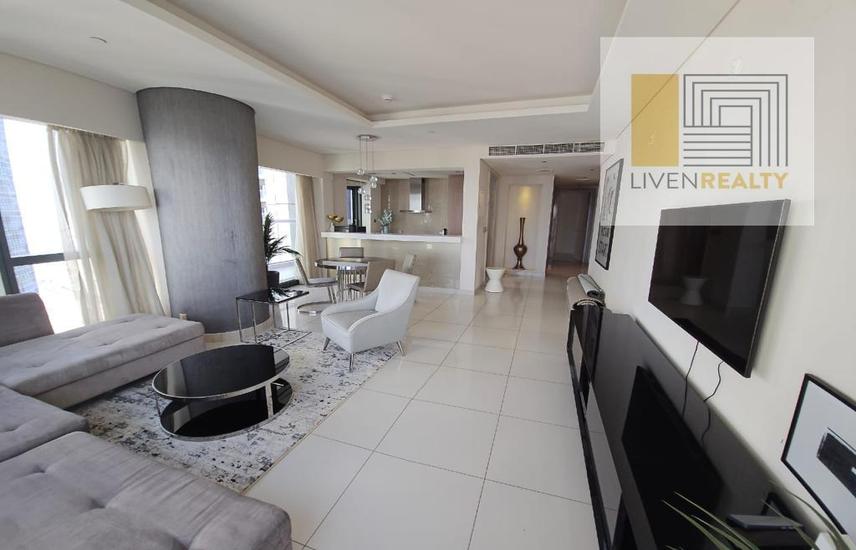 Apartment for Rent in Tower B FULLY FURNISHED FULL BURJ VIEW TOP