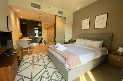 صورة لـ غرفة- غرفة النوم شقة - 1 حمام للايجار في برج بارك فيو - قرية الجميرا سركل - دبي ، صورة رقم 1