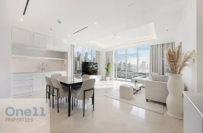 Apartment - 3 Bedrooms - 3 Bathrooms for rent in Palace Beach Residence - EMAAR Beachfront - Dubai Harbour - Dubai