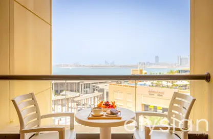 Balcony image for: Apartment - 1 Bedroom - 2 Bathrooms for rent in Roda Amwaj Suites - Amwaj - Jumeirah Beach Residence - Dubai, Image 1