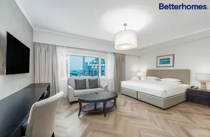 Apartment - 1 Bathroom for rent in Marriott Harbour Hotel and Suites - Dubai Marina - Dubai