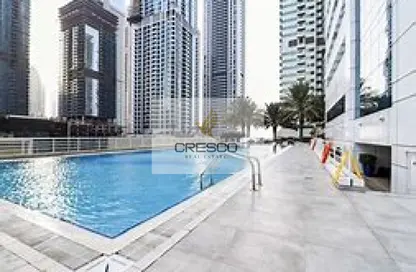 Apartment - 1 Bedroom - 2 Bathrooms for rent in MAG 218 - Dubai Marina - Dubai