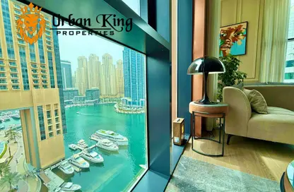 Apartment - 1 Bedroom - 2 Bathrooms for rent in Dubai Marina Moon - Dubai Marina - Dubai
