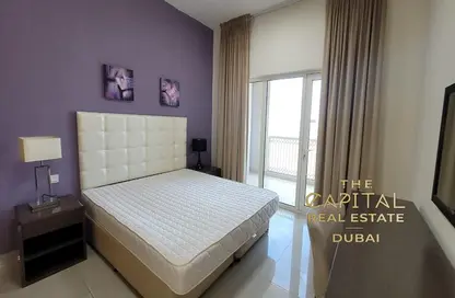 صورة لـ غرفة- غرفة النوم شقة - غرفة نوم - 1 حمام للايجار في برج صبربيا 1 - صبربيا - جبل علي داون تاون - دبي ، صورة رقم 1