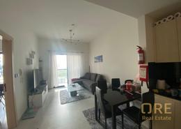 Living / Dining Room image for: Apartment - 1 bedroom - 2 bathrooms for rent in Binghatti Gems - Jumeirah Village Circle - Dubai, Image 1
