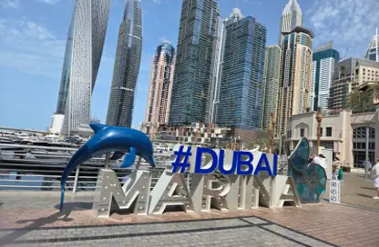 Apartment - 3 Bedrooms - 3 Bathrooms for rent in Damac Heights - Dubai Marina - Dubai