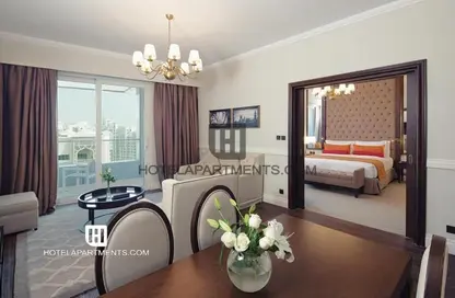 النزل و الشقق الفندقية - غرفة نوم - 2 حمامات للايجار في ديوكس ذا بالم - نخلة جميرا - دبي