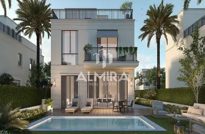 Outdoor House image for: Villa - 3 Bedrooms - 4 Bathrooms for sale in Ramhan Island Villas - Ramhan Island - Abu Dhabi, Image 1