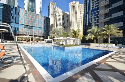 Apartment - Studio - 1 Bathroom for rent in Bay Central West - Bay Central - Dubai Marina - Dubai