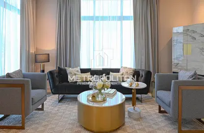 Living Room image for: Townhouse - 4 Bedrooms - 5 Bathrooms for sale in Senses at the Fields - District 11 - Mohammed Bin Rashid City - Dubai, Image 1