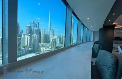 Office Space - Studio - 1 Bathroom for rent in The Prime Tower - Business Bay - Dubai