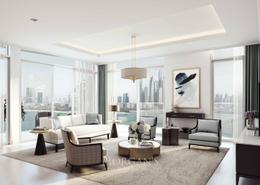 Living Room image for: Apartment - 3 bedrooms - 5 bathrooms for sale in Palace Beach Residence - EMAAR Beachfront - Dubai Harbour - Dubai, Image 1