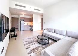 صورةغرفة المعيشة لـ: شقة - 1 غرفة نوم - 1 حمام للبيع في اكت وان | اكت تو تاورز - منطقة دار الأوبرا - دبي وسط المدينة - دبي, صورة 1