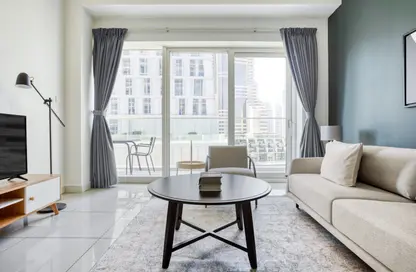 Apartment - 1 Bedroom - 2 Bathrooms for rent in Damac Heights - Dubai Marina - Dubai