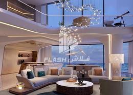 Living Room image for: Apartment - 2 bedrooms - 3 bathrooms for sale in Oceano - Al Marjan Island - Ras Al Khaimah, Image 1