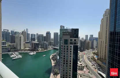 Apartment - 1 Bedroom - 2 Bathrooms for rent in Aurora Tower - Marina Promenade - Dubai Marina - Dubai