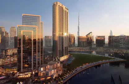 شقة - 1 حمام للبيع في بنينسولا ثري - بنينسولا - الخليج التجاري - دبي