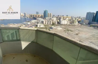 شقة - غرفة نوم - 2 حمامات للايجار في أورينت تاور 1 - أورينت تاور - البستان - عجمان