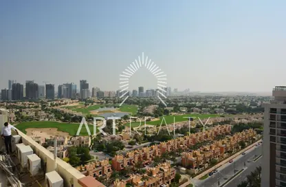 شقة - 1 حمام للبيع في برج فرانكفورت - مدينة دبي الرياضية - دبي