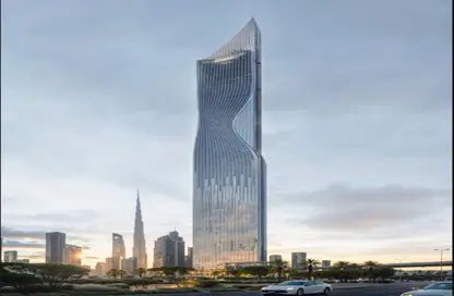 Apartment - 1 Bedroom - 1 Bathroom for sale in Tiger Sky Tower - Business Bay - Dubai
