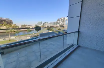 Balcony image for: Apartment - 1 Bathroom for rent in Al Seef - Al Raha Beach - Abu Dhabi, Image 1