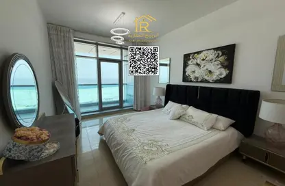 شقة - غرفة نوم - 2 حمامات للايجار في برج الكورنيش - طريق كورنيش عجمان - عجمان