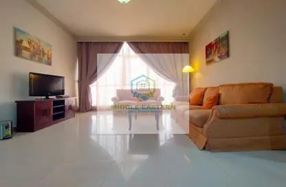 Living Room image for: Apartment - 2 Bedrooms - 3 Bathrooms for rent in Airport Road - Abu Dhabi, Image 1