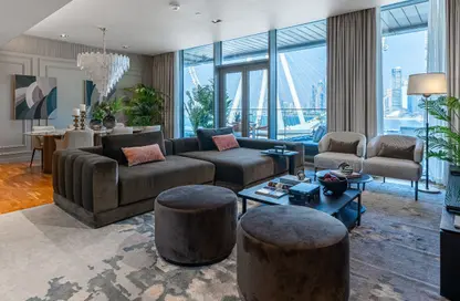 شقة - غرفة نوم - 2 حمامات للايجار في 3 شقة بناية - مساكن بلوواترز - بلوواترز - دبي