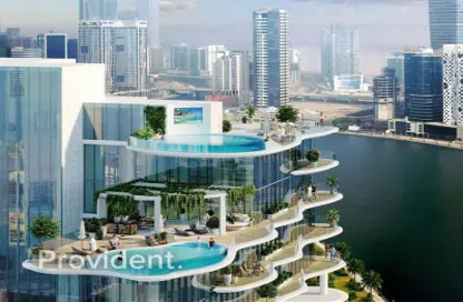 Apartment - Studio - 1 Bathroom for sale in Chic Tower - Business Bay - Dubai