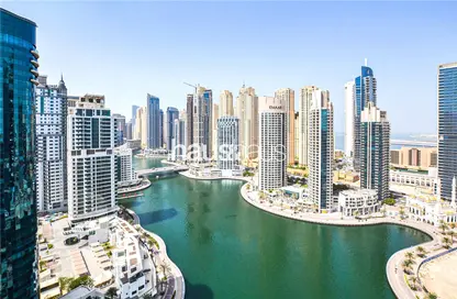 Penthouse - 4 Bedrooms - 5 Bathrooms for sale in Trident Bayside - Dubai Marina - Dubai