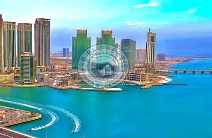 شقة - 3 غرف نوم - 5 حمامات للايجار في برج الواجهة البحرية B - أبراج سكنية على الواجهة البحرية - منطقة النادي السياحي - أبوظبي