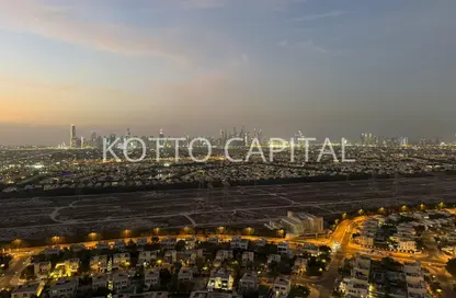 شقة - غرفة نوم - 2 حمامات للايجار في كلاود تاور - مثلث قرية الجميرا - دبي