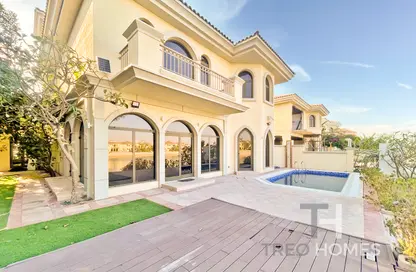 Villa - 4 Bedrooms - 5 Bathrooms for rent in Garden Homes Frond F - Garden Homes - Palm Jumeirah - Dubai